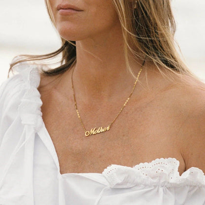 Mother Necklace 18k Gold Plated