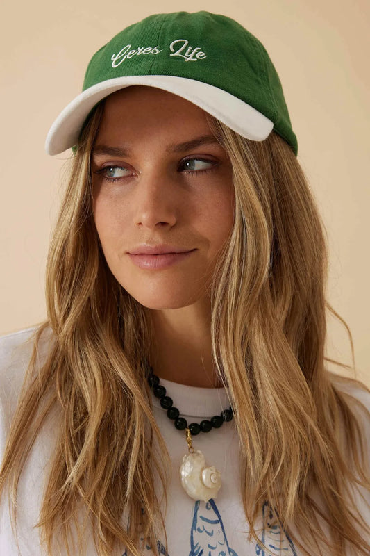 PIP EVERYDAY CAP/HERITAGE GREEN/WHITE