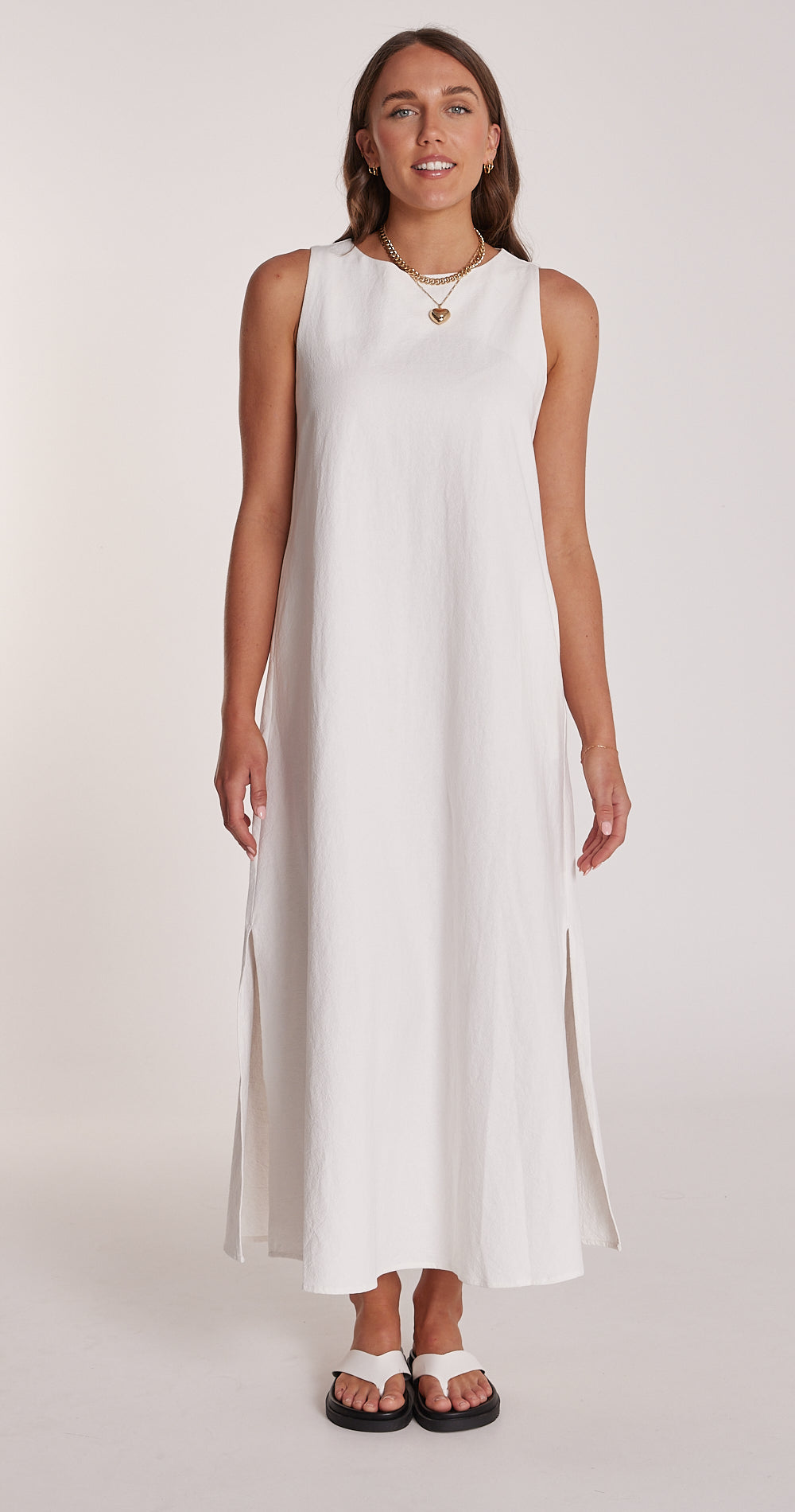 ELEANOR MAXI DRESS - WHITE