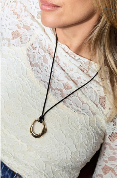 Harmony Cord Necklace - Gold