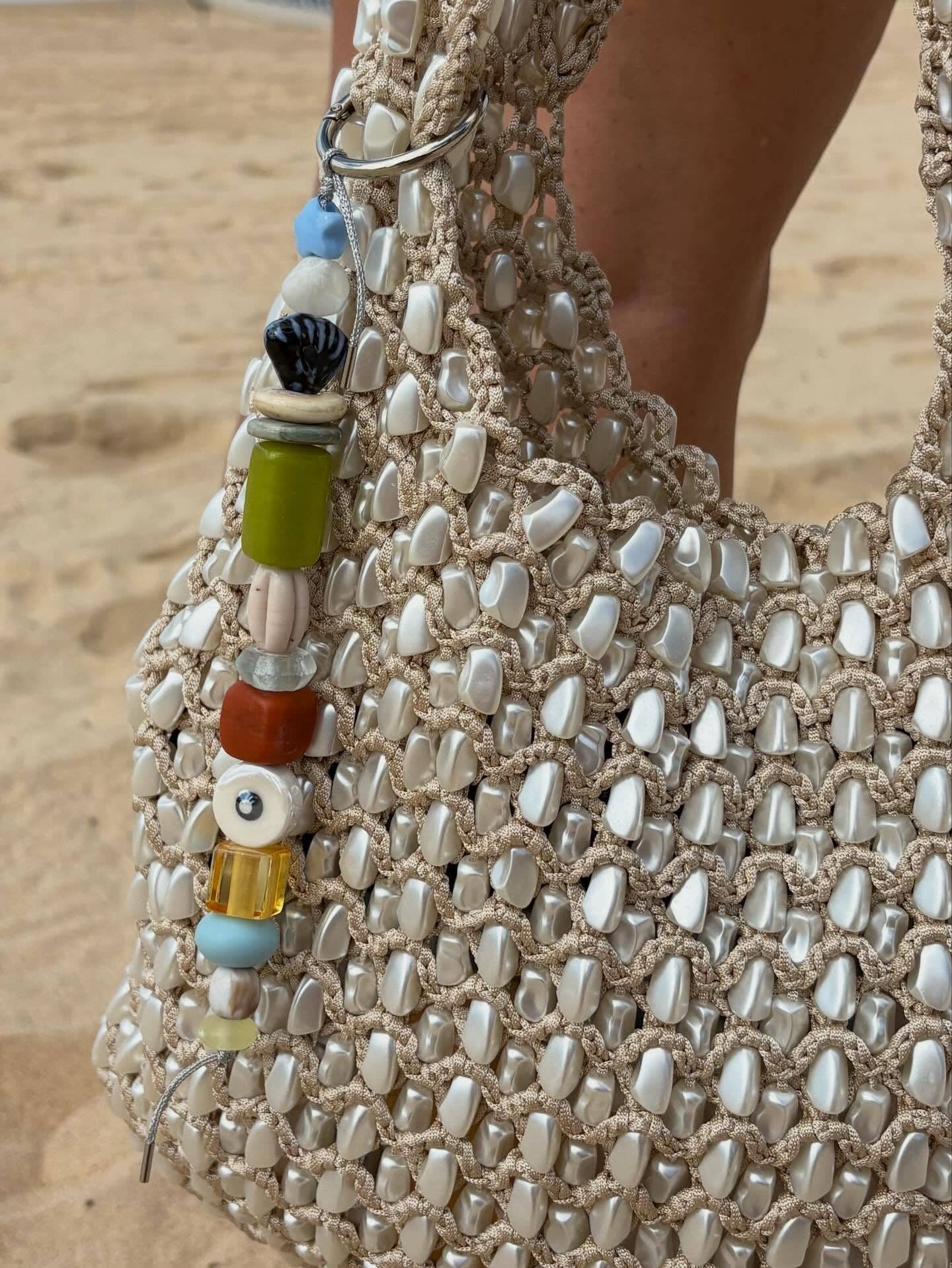 Sirena Pearl Beaded Bag