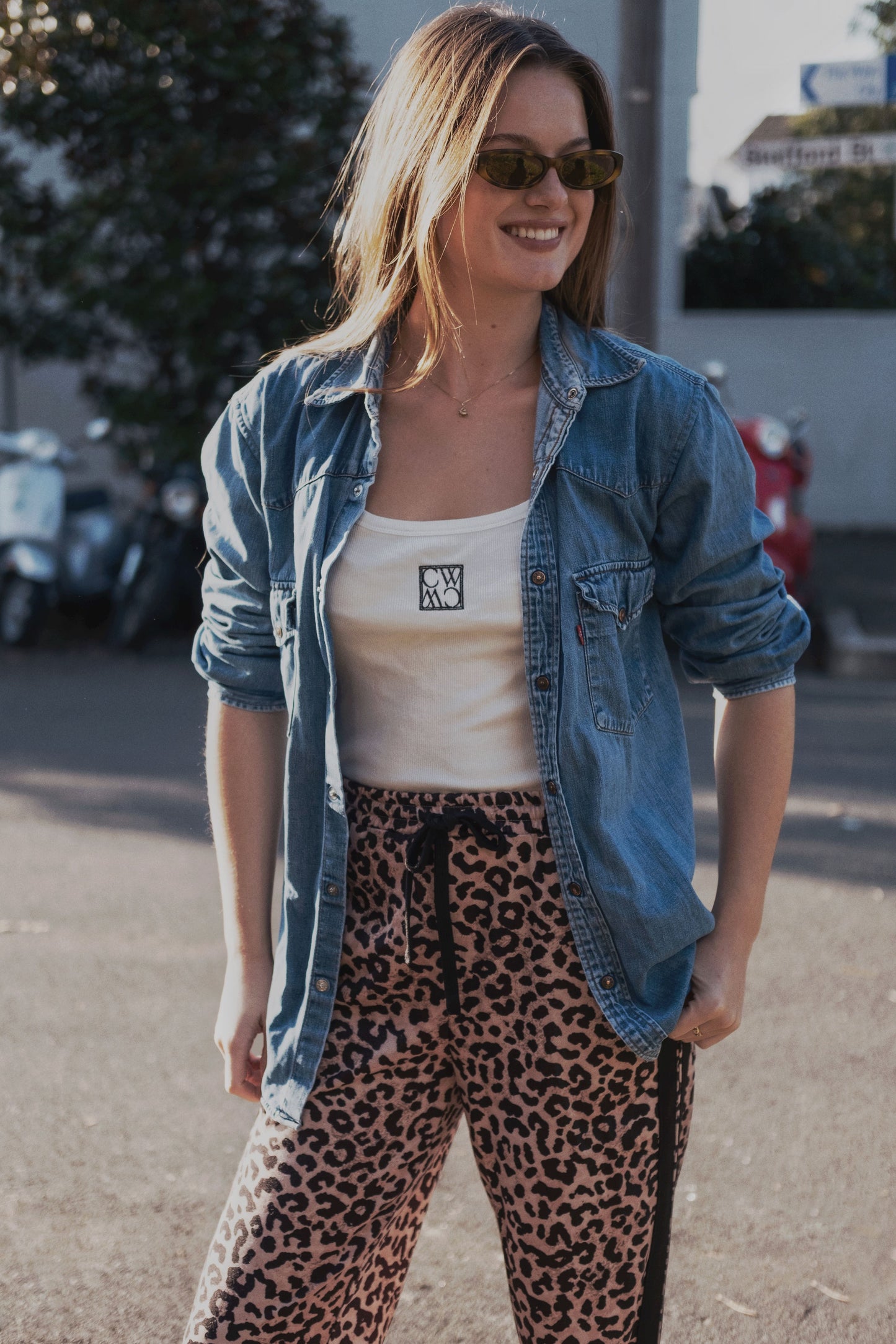 Adeline Pant- neutral leopard