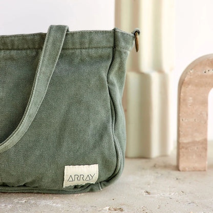 Mini Pocket Tote - Forest