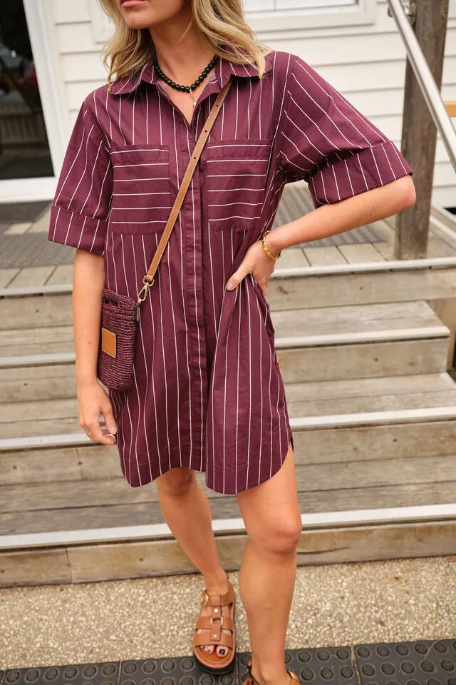 Sara Mini Shirt Dress