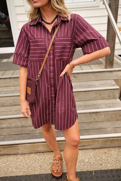 Sara Mini Shirt Dress