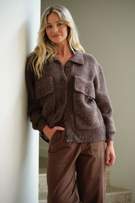 Knit Bomber Cardi