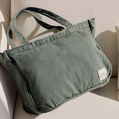 Mini Pocket Tote - Forest