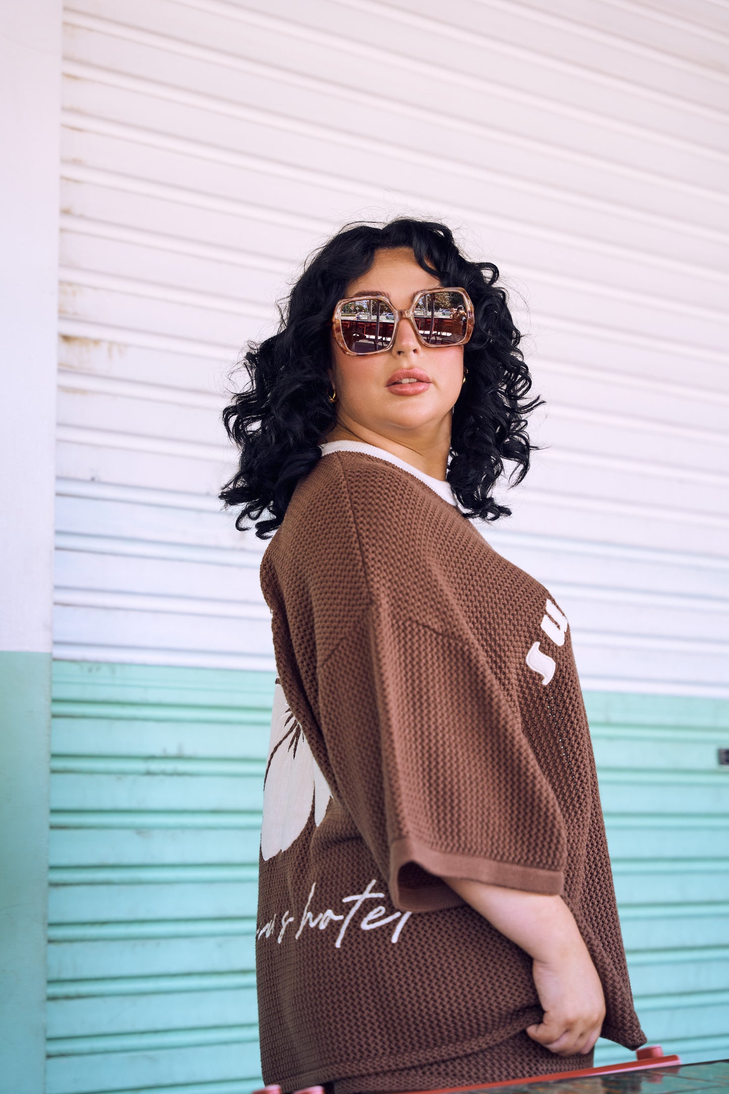 Sunkissed Chocolate Knit Shorts