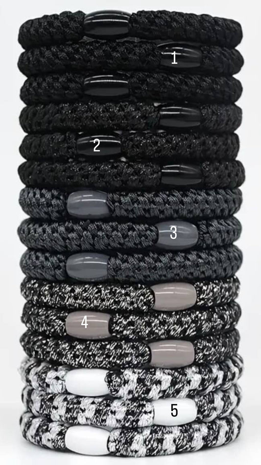 Hair Ties- black collection