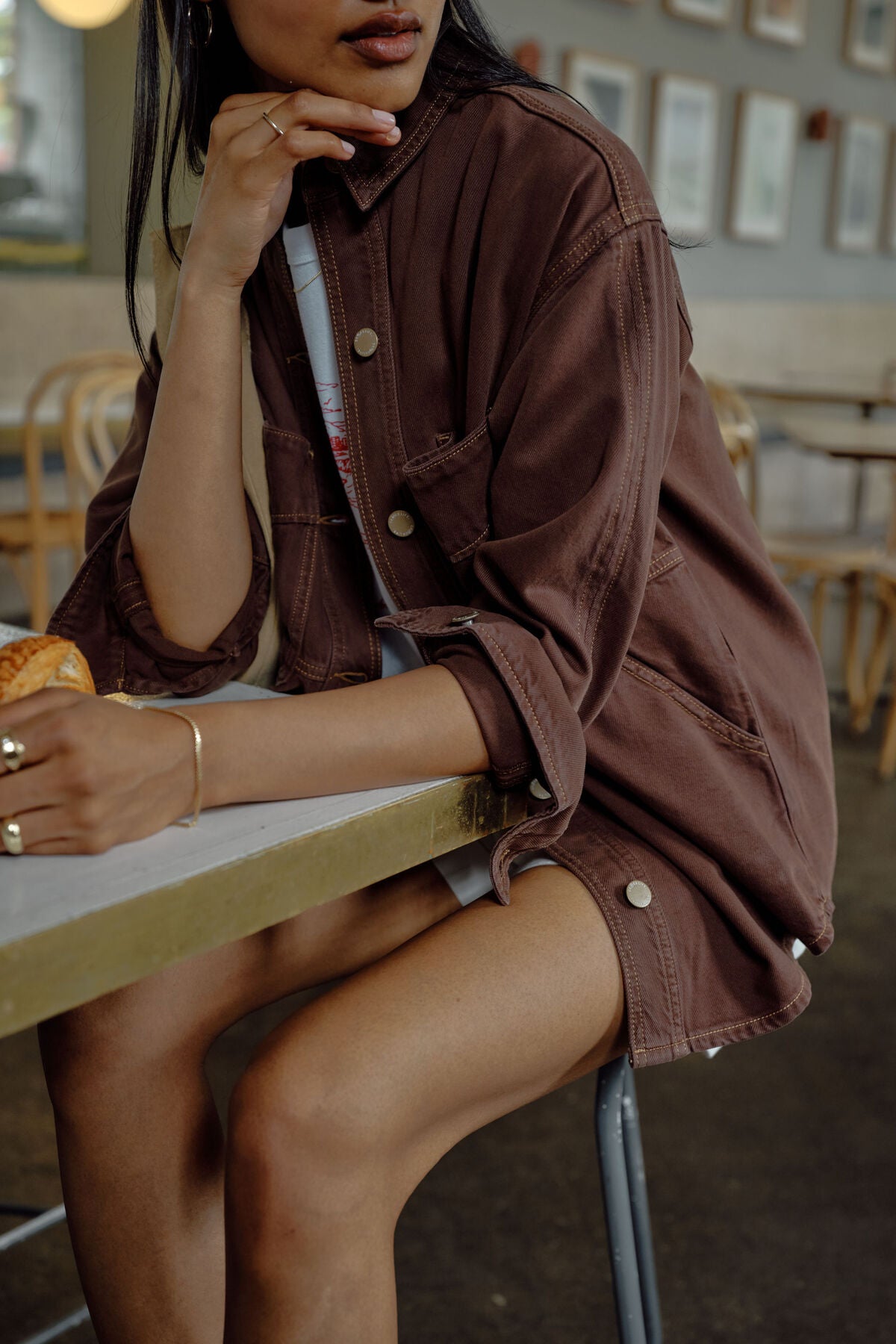 Bobbi Side Pocket Denim Shacket