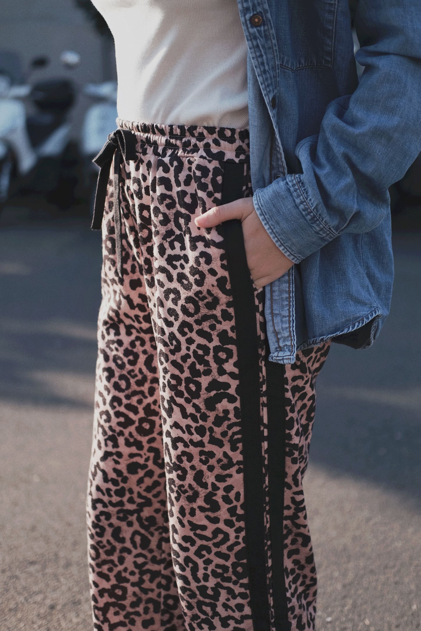 Adeline Pant- neutral leopard