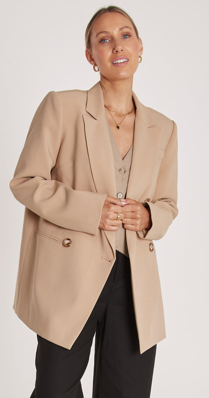 HAYLEY BLAZER - CAMEL