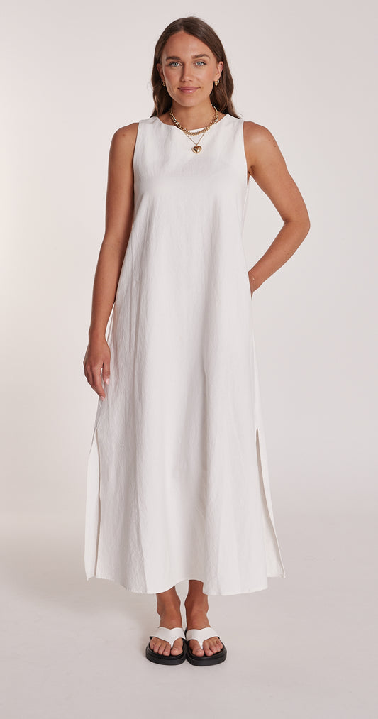 ELEANOR MAXI DRESS - WHITE