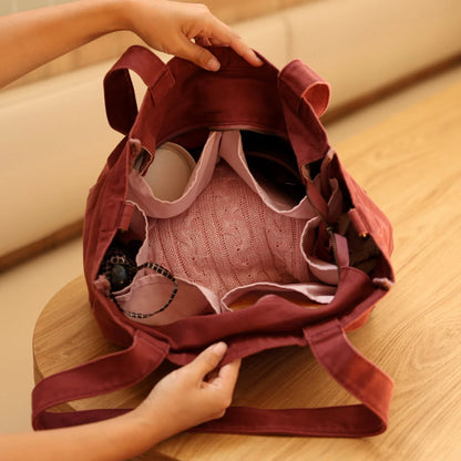 Everyday Pocket Tote - Blush