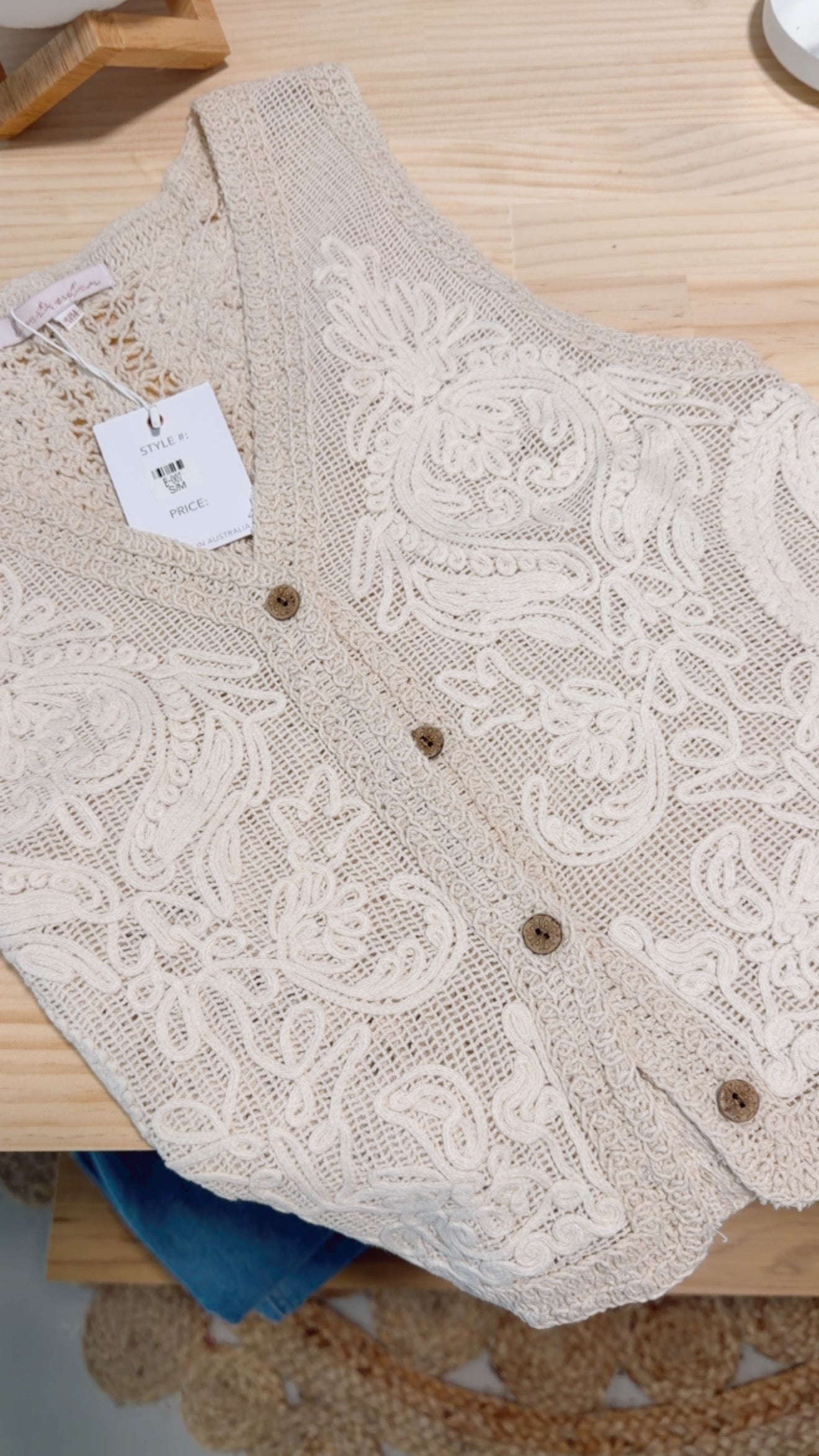 The Soleil Crochet Vest