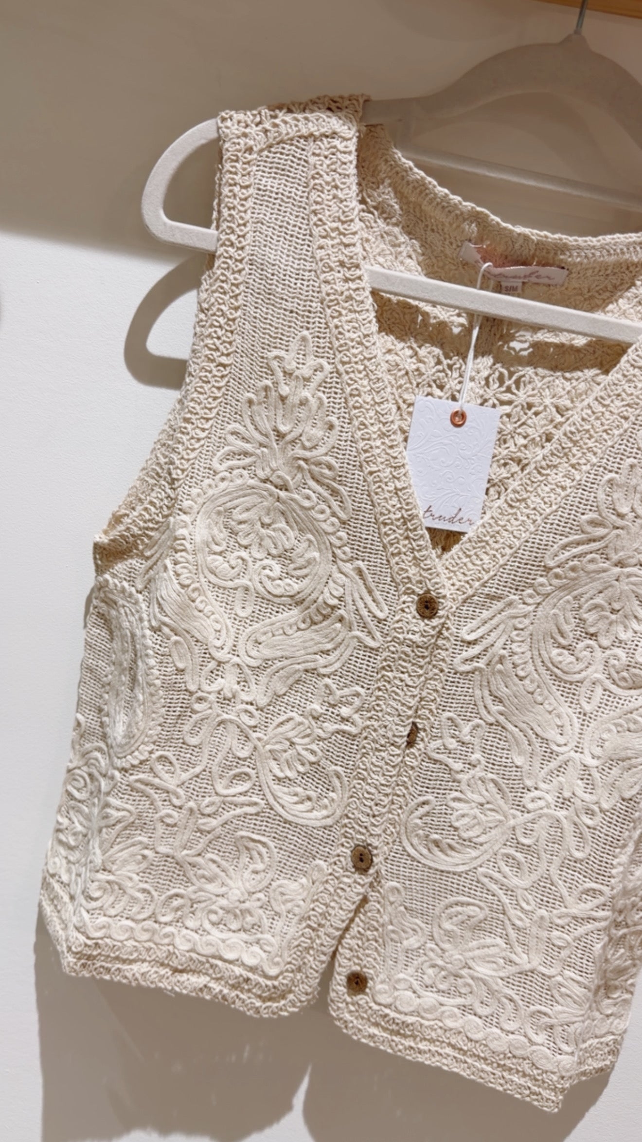 The Soleil Crochet Vest