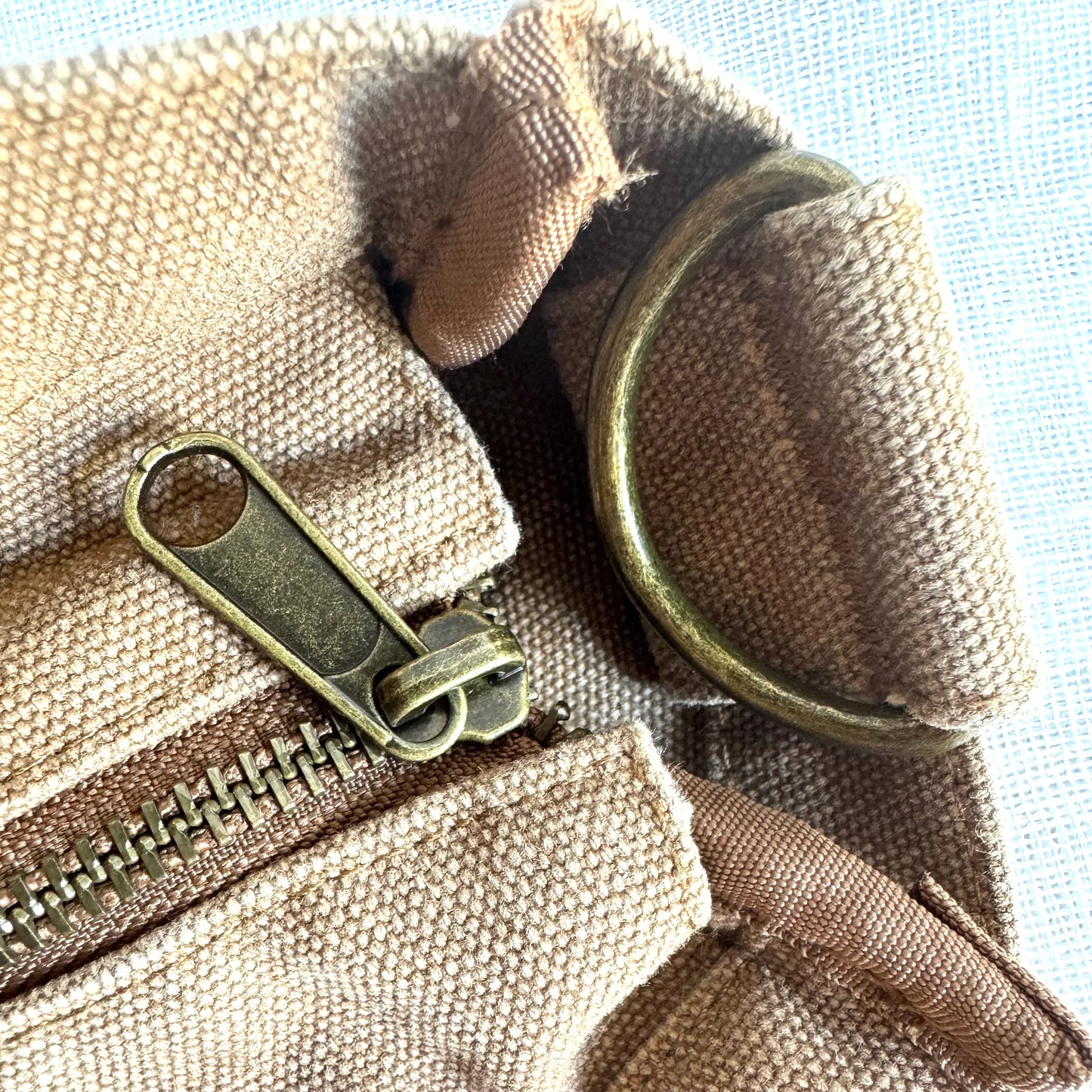 Mini Pocket Tote - Mocha
