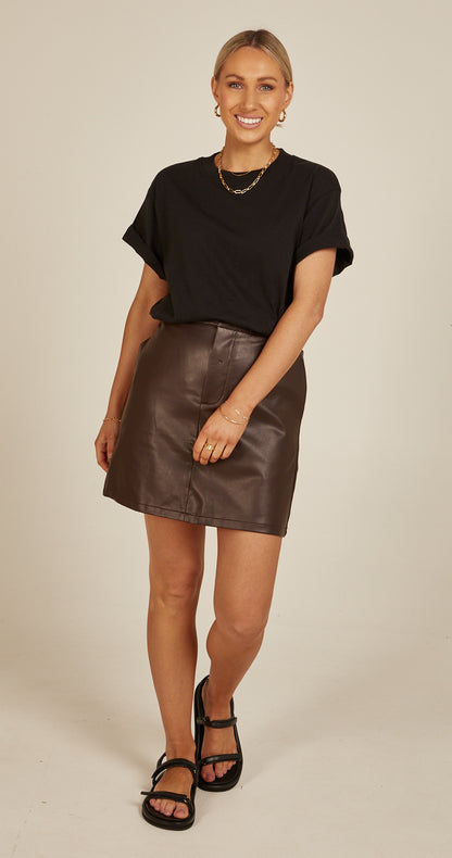 Gigi Skirt - Chocolate