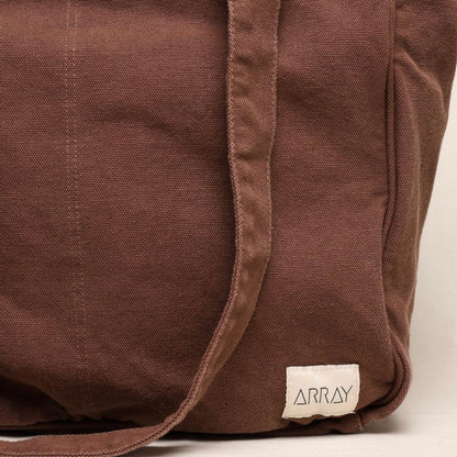 Everyday Pocket Tote - Chocolate brown