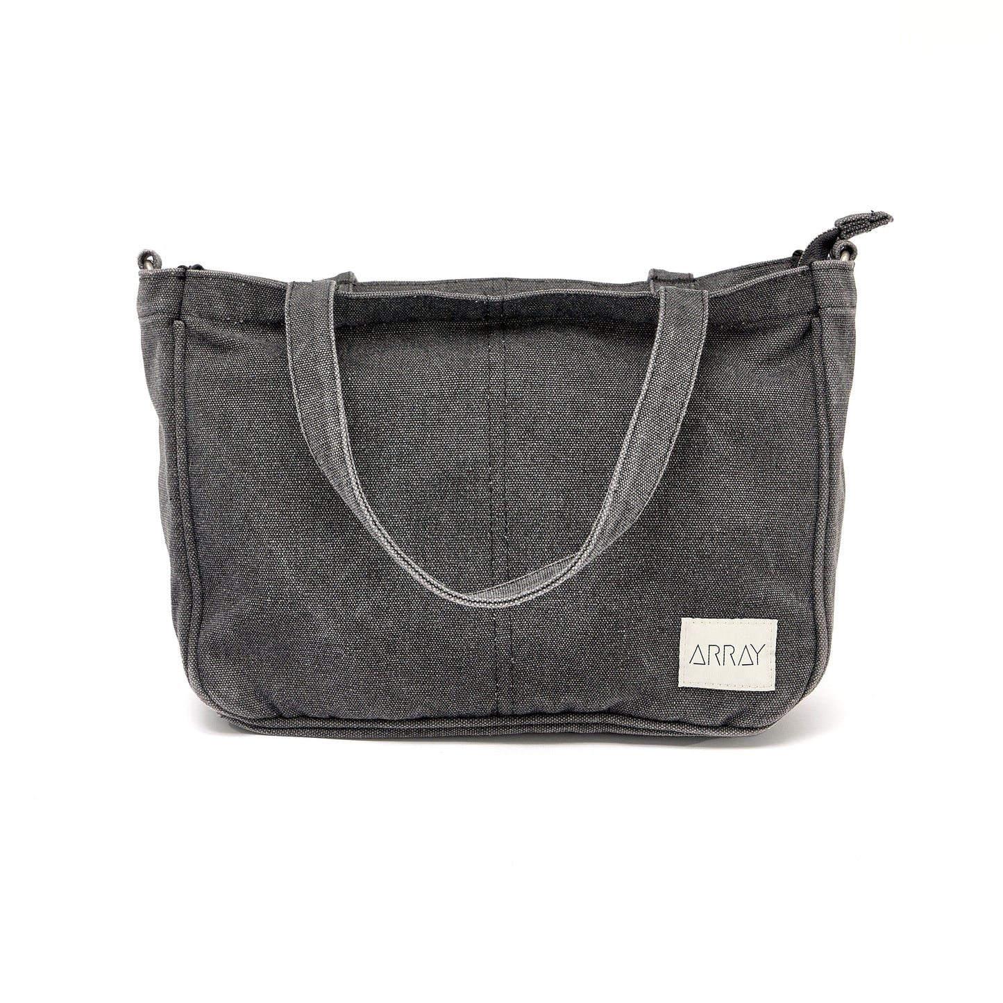 Mini Pocket Tote - WASHED BLACK