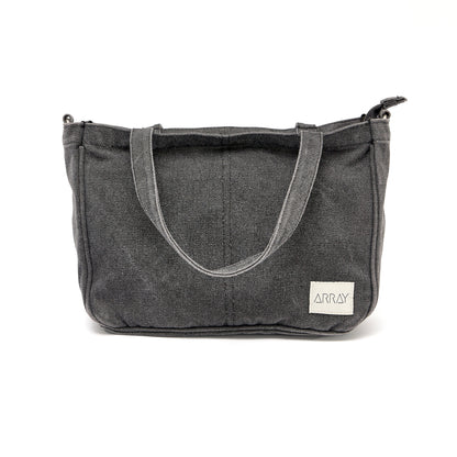 Mini Pocket Tote - WASHED BLACK