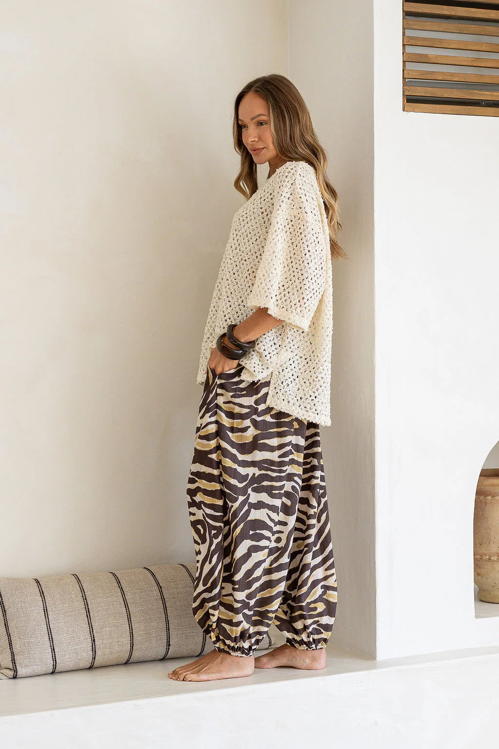 SHELL LUXE TEE - PEARL SEQUINE