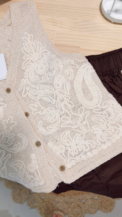 The Soleil Crochet Vest