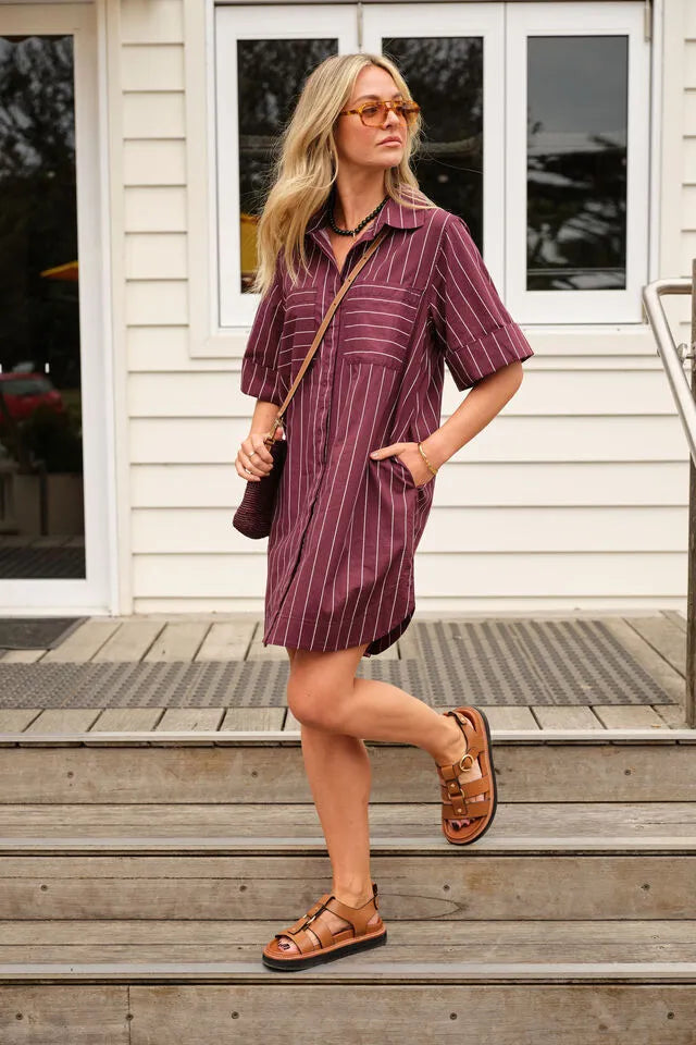 Sara Mini Shirt Dress