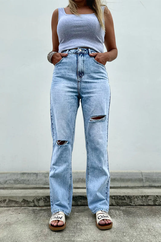 Remi High-Waisted Denim Jeans