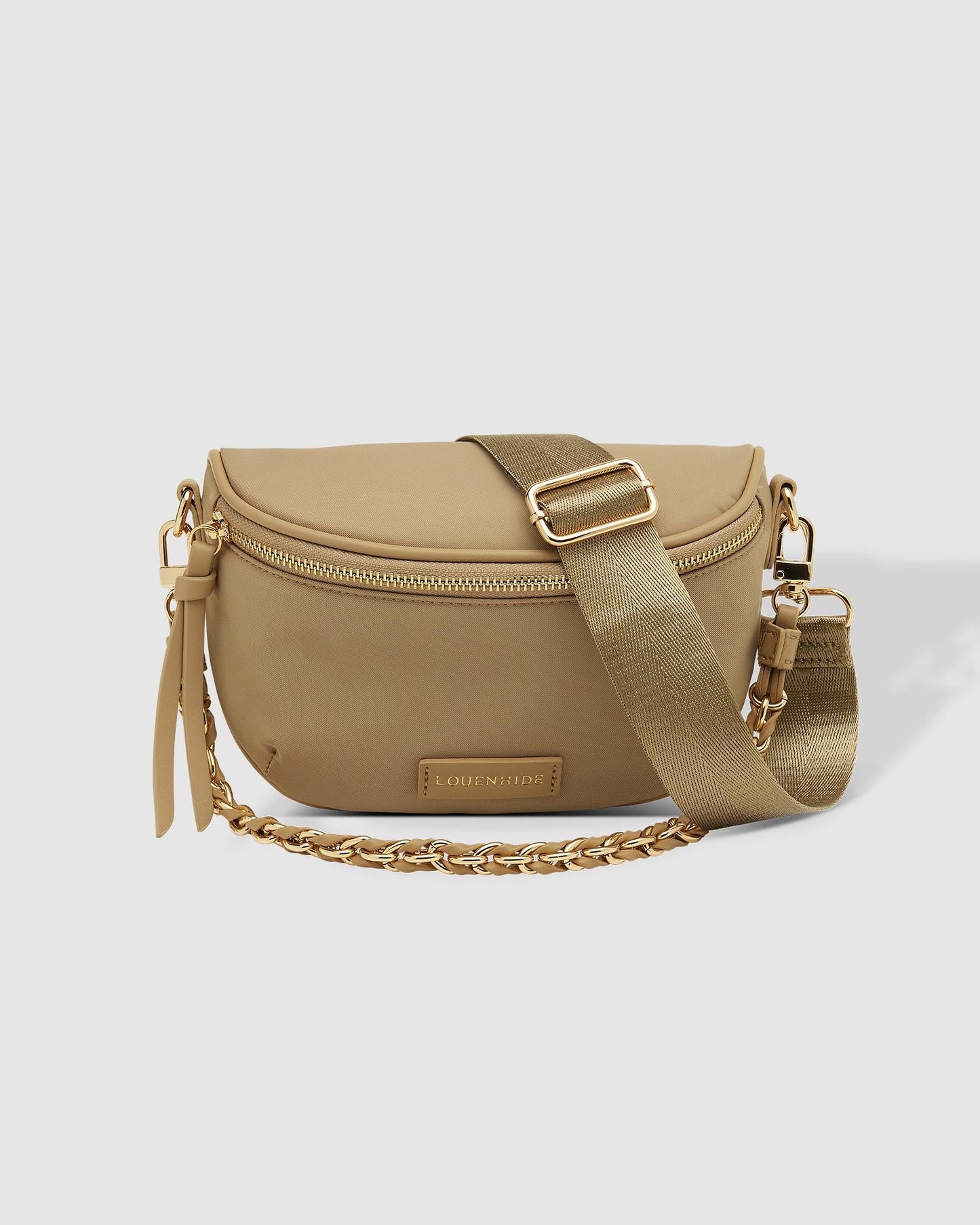 Halsey Nylon Sling Bag - Beige