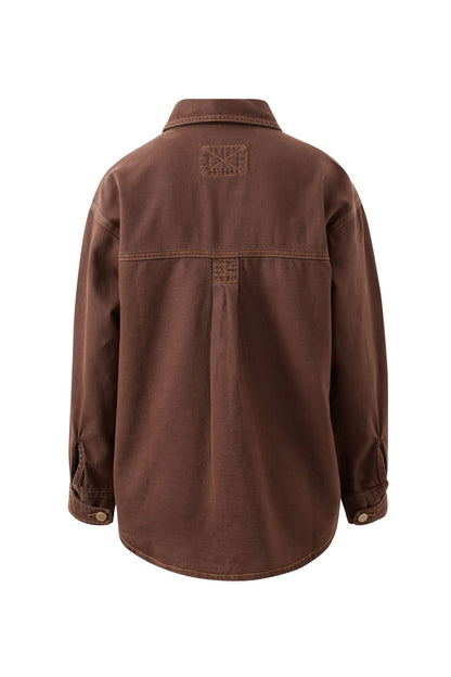 Bobbi Side Pocket Denim Shacket