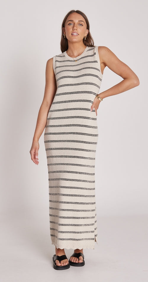 FREYA TANK DRESS – VINTAGE STRIPE