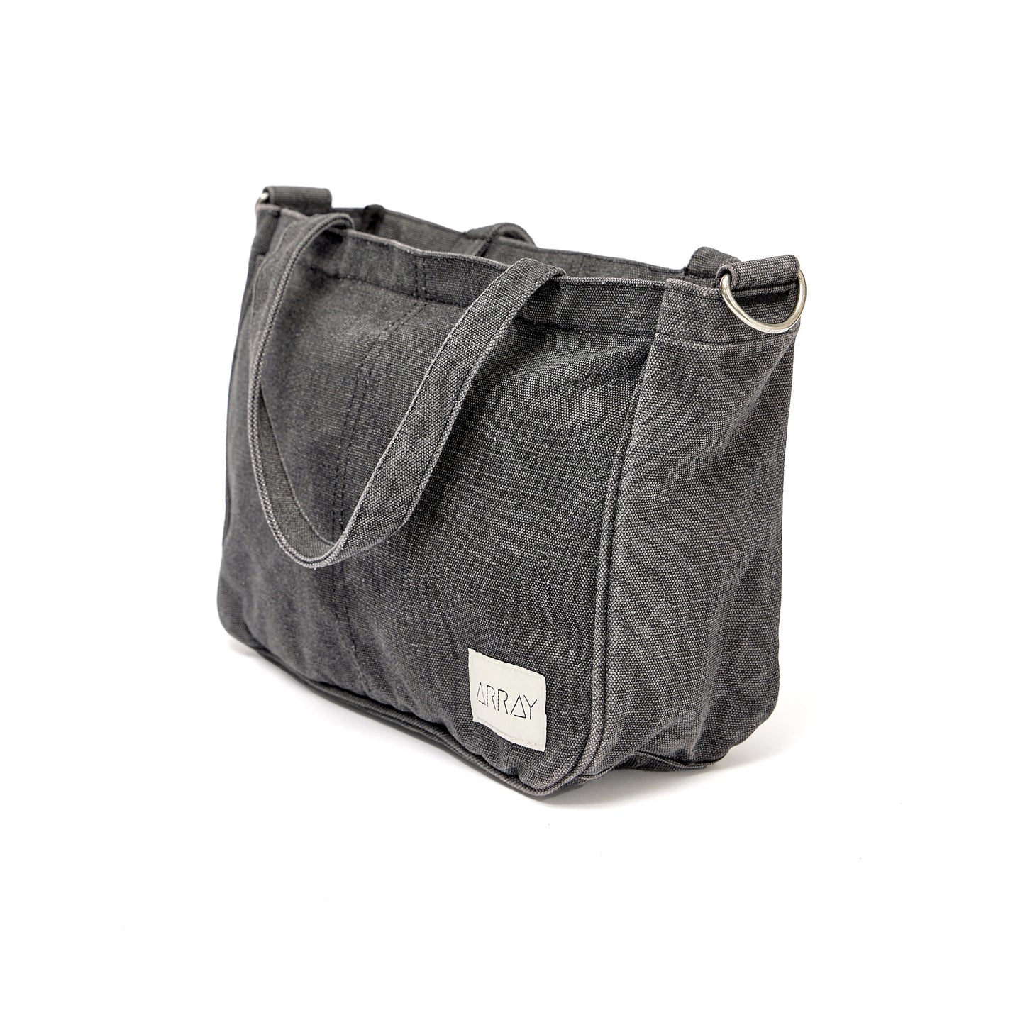 Mini Pocket Tote - WASHED BLACK