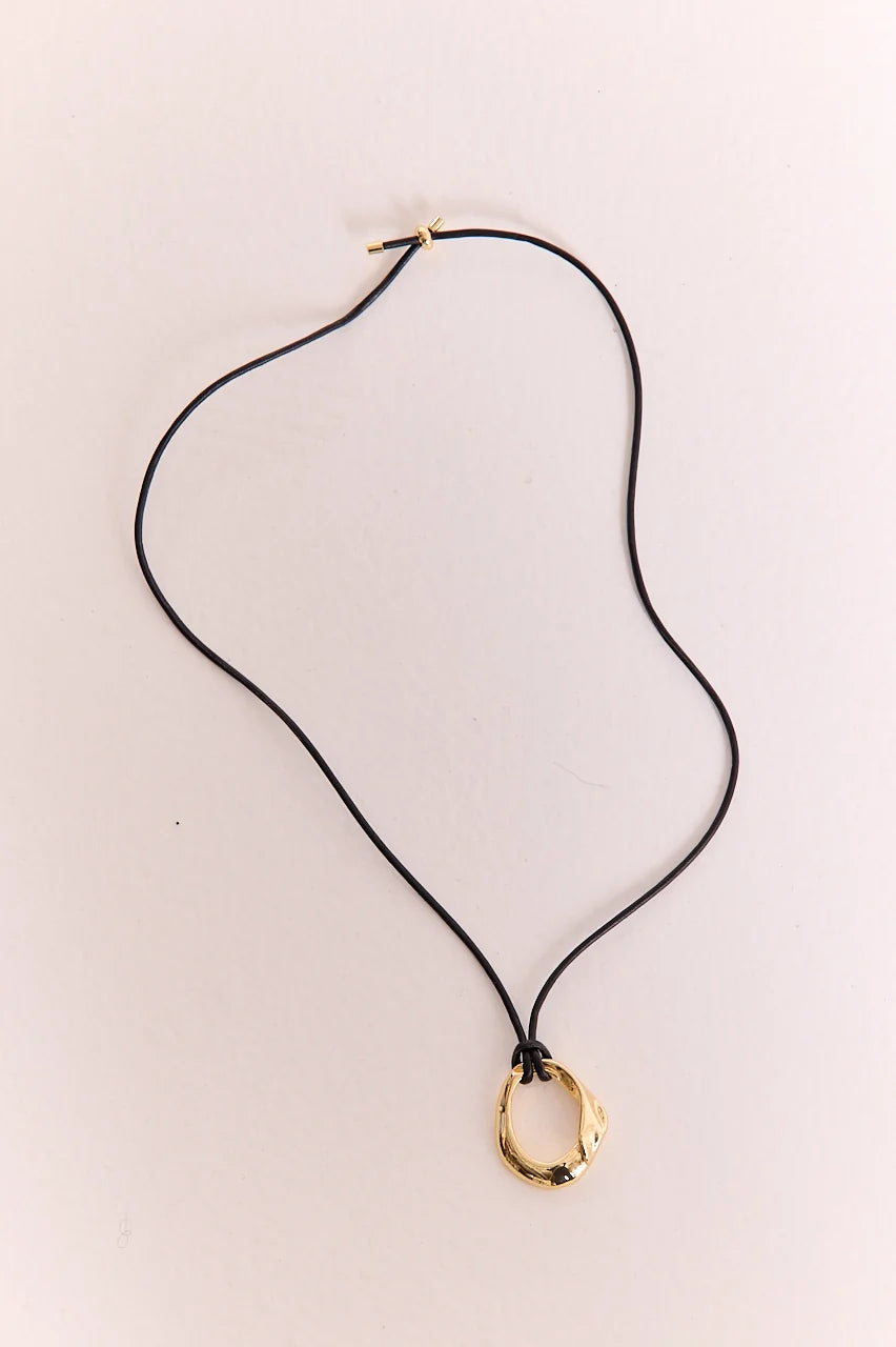 Harmony Cord Necklace - Gold