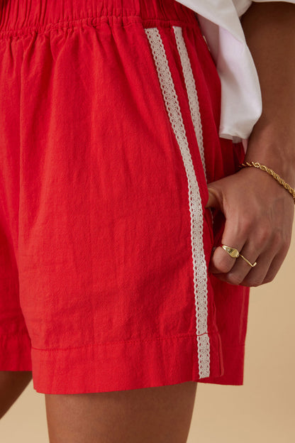 Mila Short- Heritage Red