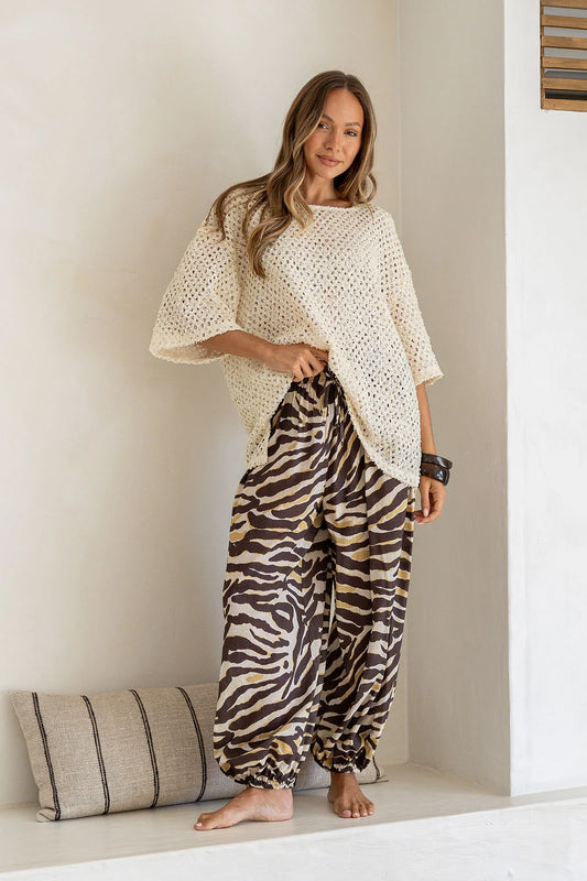 SHELL LUXE TEE - PEARL SEQUINE