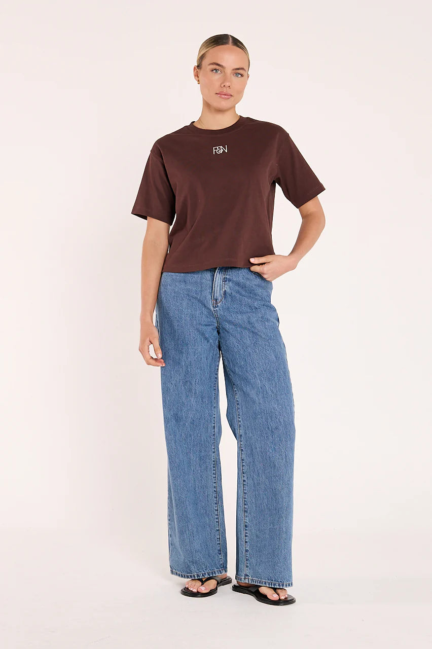 F&N Signature Tee - Chocolate