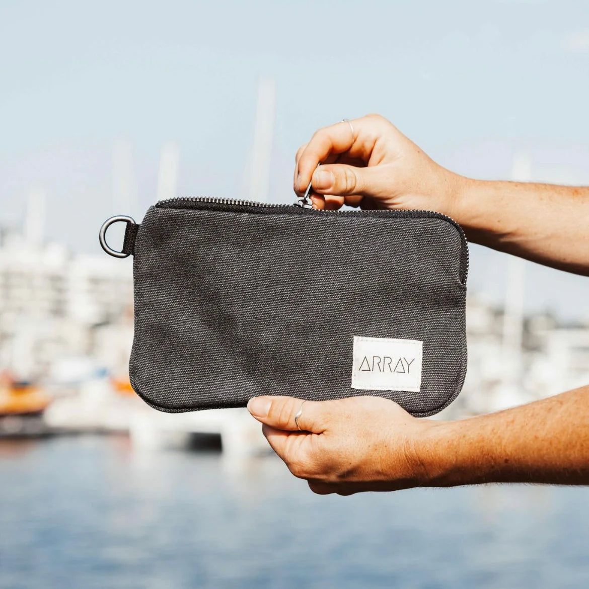 Small Clutch - WASHED BLACK