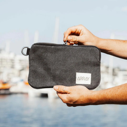 Small Clutch - WASHED BLACK