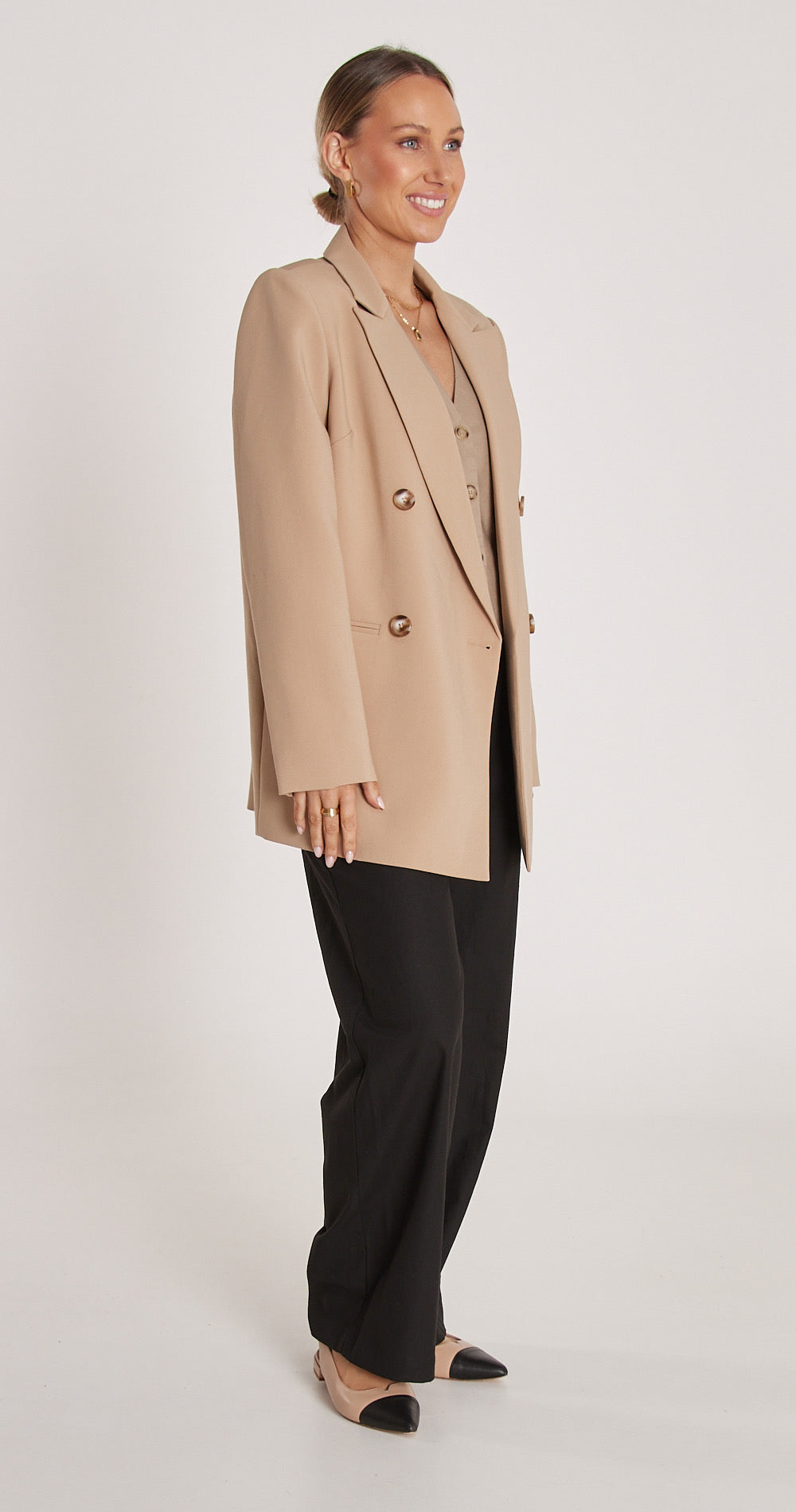 HAYLEY BLAZER - CAMEL