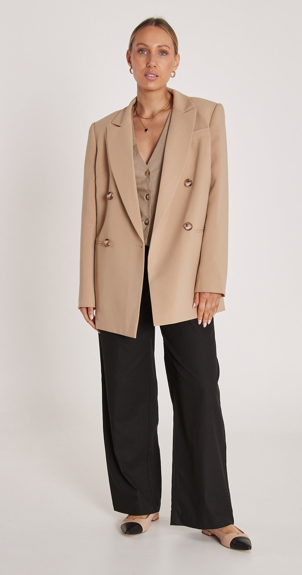 HAYLEY BLAZER - CAMEL