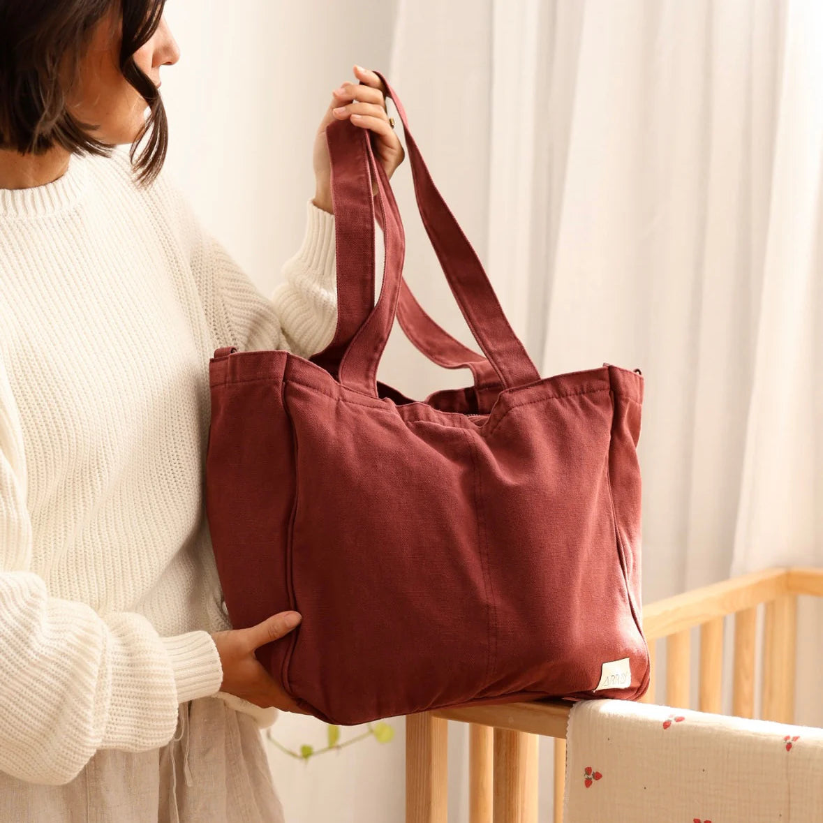 Everyday Pocket Tote - Blush