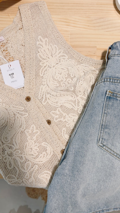 The Soleil Crochet Vest