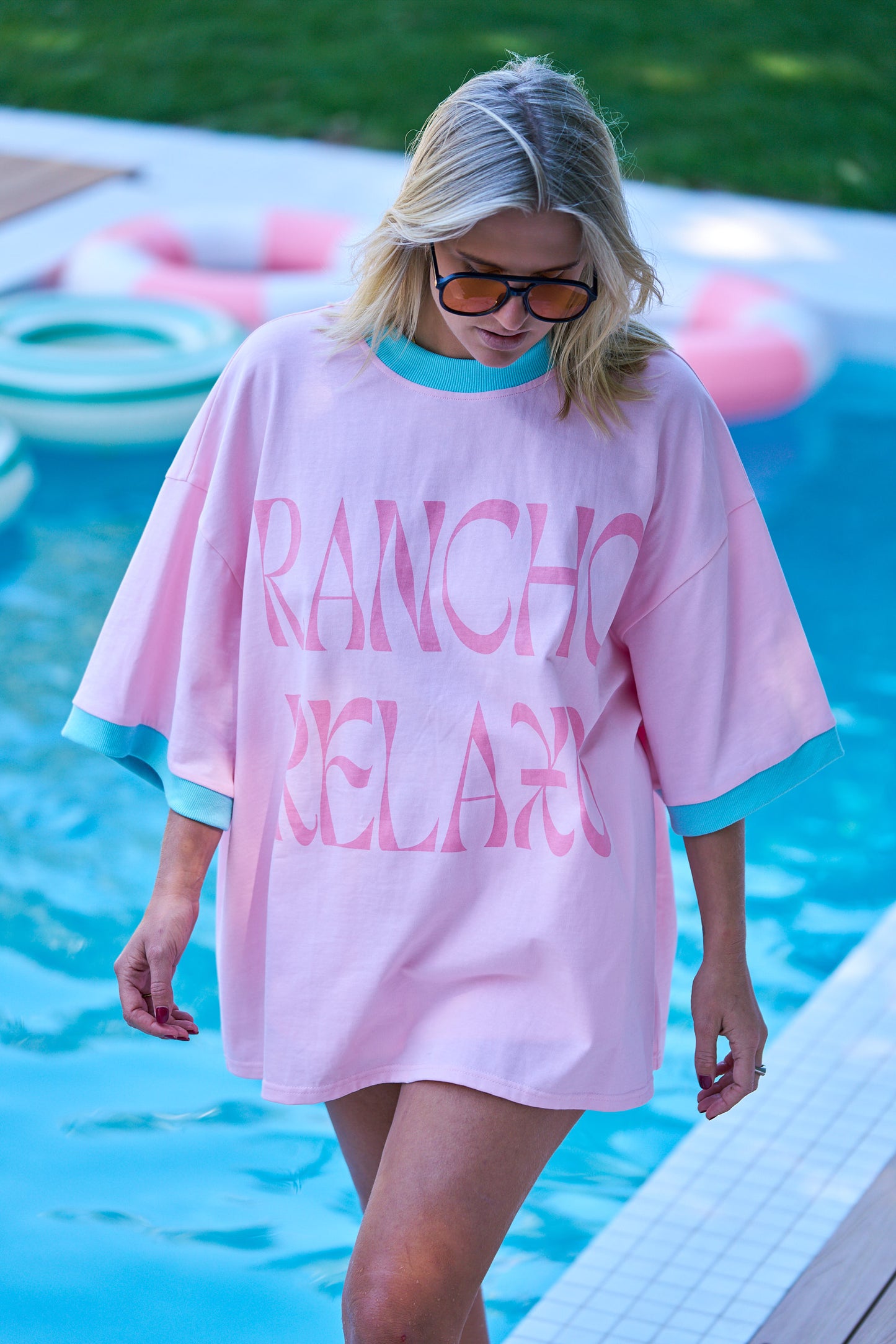 RANCHO RELAXO - PINK AND MINT