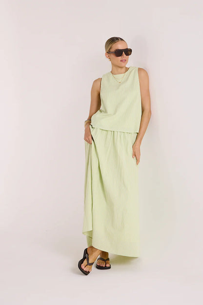 Naomi Tank - Green Stripe