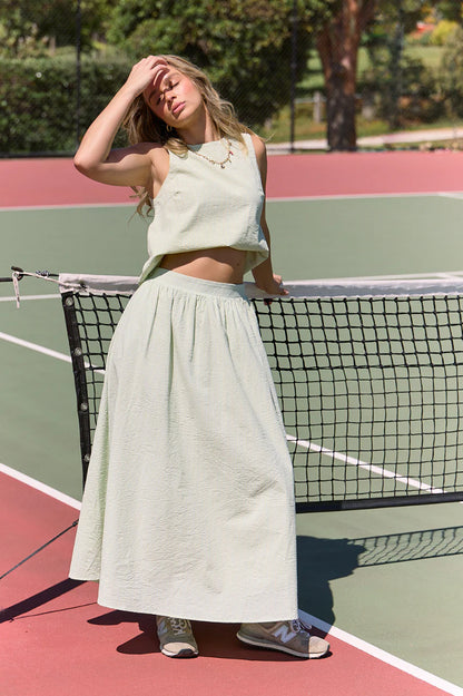 Naomi Tank - Green Stripe