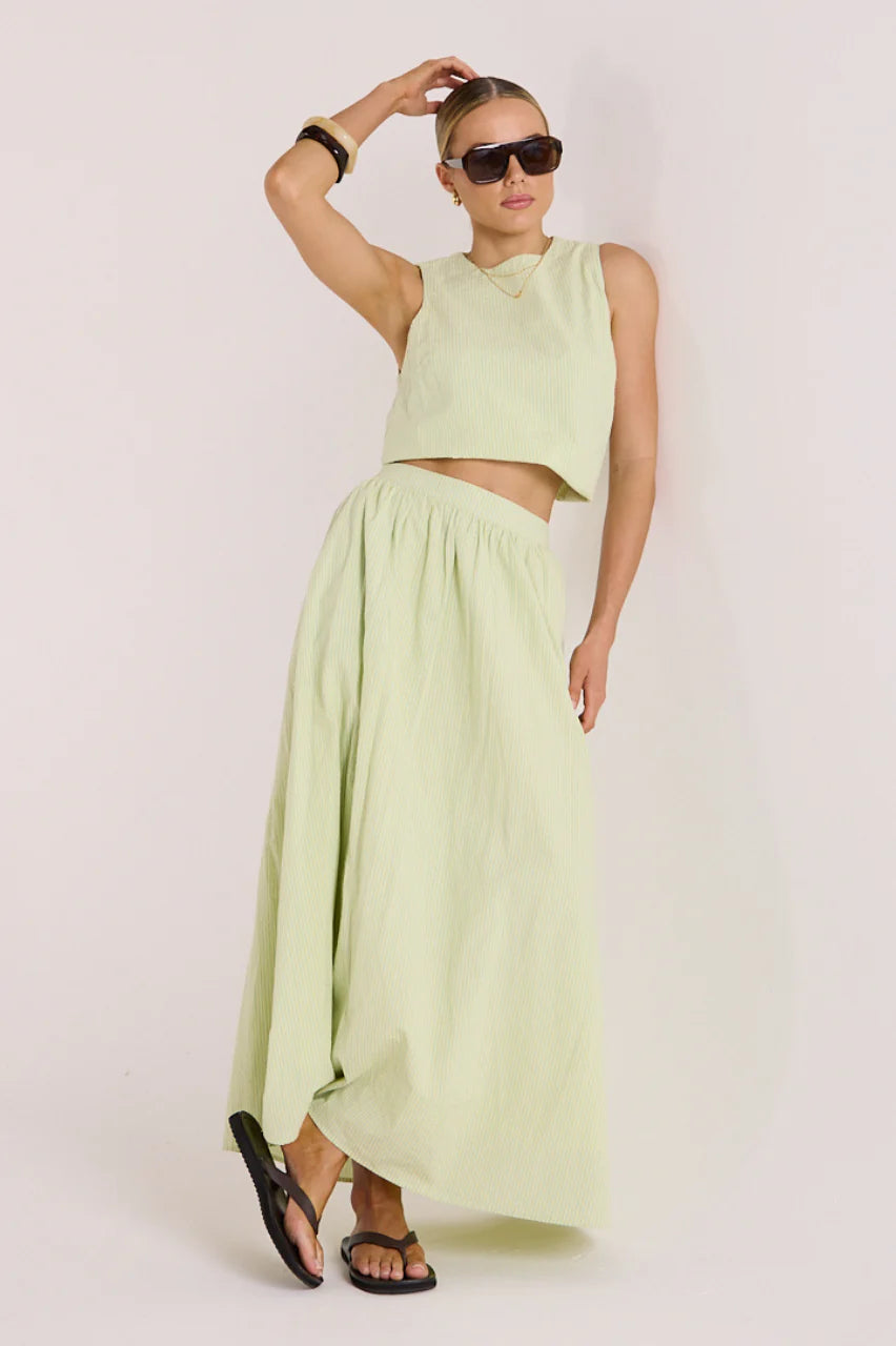 Naomi Tank - Green Stripe