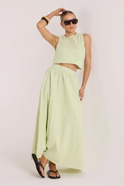 Naomi Tank - Green Stripe