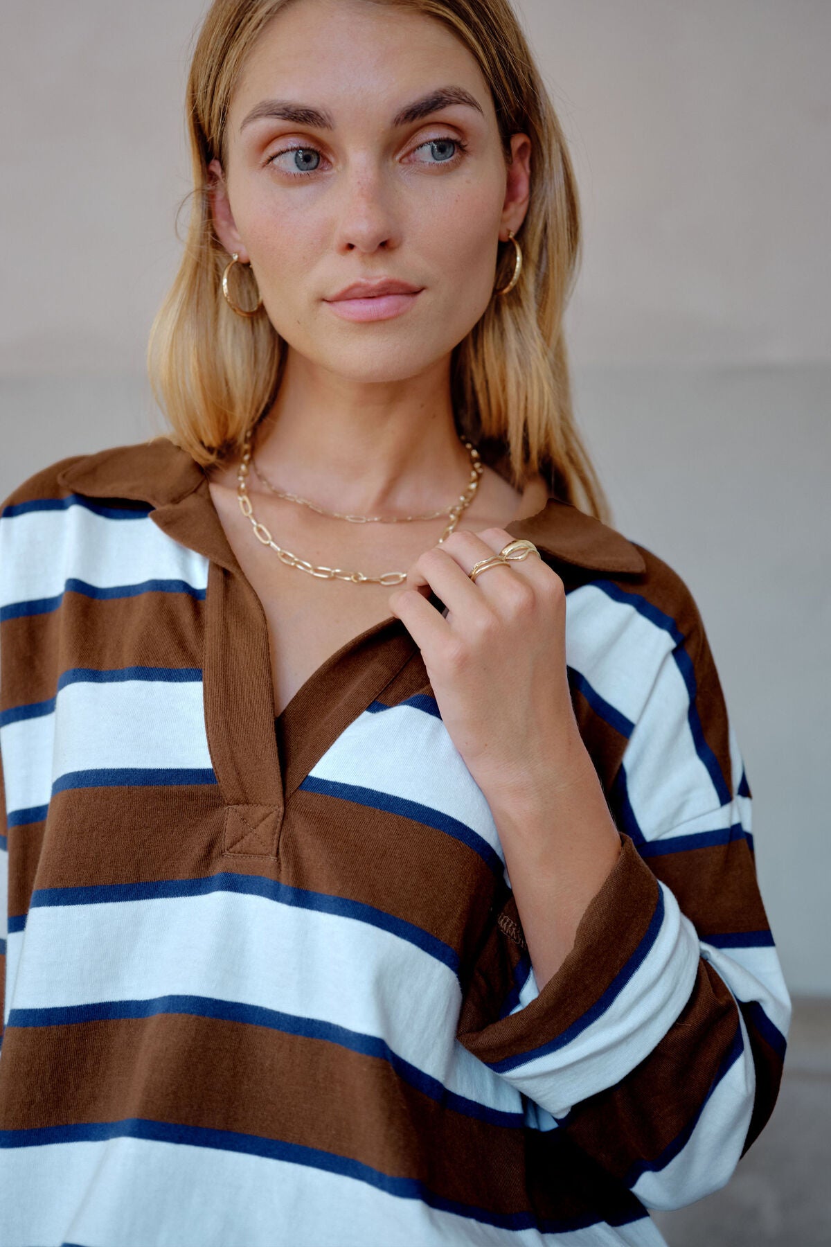 Shelby Slouchy Rugby Top