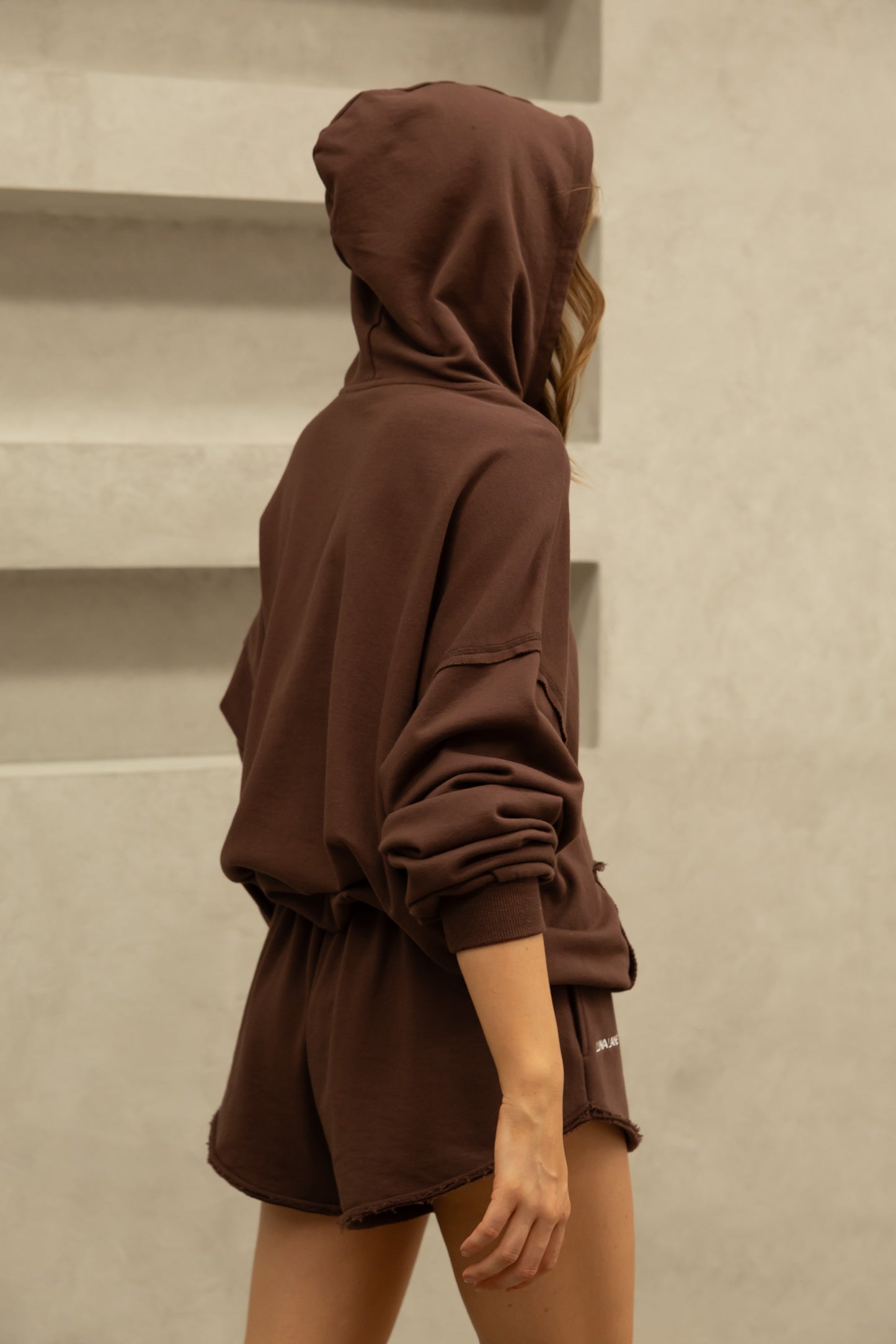 The Minty Hoodie - Chocolate
